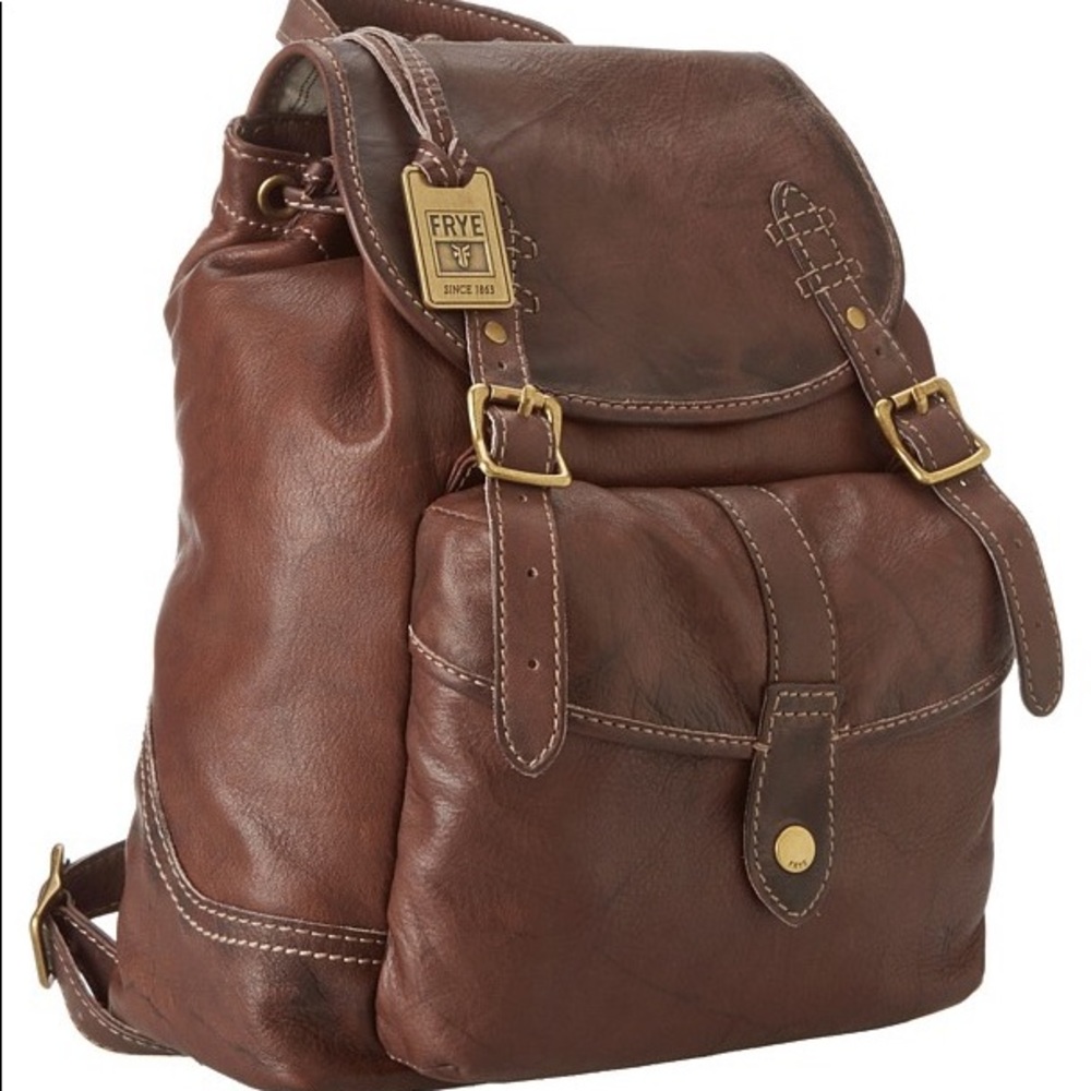 NWT Frye Campus Backpack in Chocolate